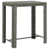 set bar da giardino 5 pezzi con cuscini in poly rattan Anteprima dell’immagine prodotto 9