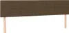 The Living Store LED Kopfteil Dunkelbraun 180x5x78/88 cm Produktbild-Vorschau 4