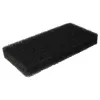 A black foam filter is shown on a white background. Produktbild-Vorschau