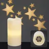 LED-Wachskerze mit Sternenprojektion, batteriebetrieben mit Produktbild-Vorschau 3