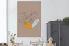 MuchoWow® Poster Baby - Abstrakt - Strichzeichnung 120x180 Produktbild-Vorschau 2