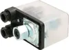 A close-up studio shot of a pressure switch for a water pump. Produktbild-Vorschau