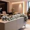 Künstliche Weihnachtsgirlande mit Schnee Tannengirlande 270 Produktbild-Vorschau 4