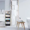 Scaffale da bagno Relaxdays, 4 ripiani, A x L x P: 88 x 30 Anteprima dell’immagine prodotto 5