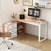 Biurko Flieks z szafką, 135x50x75,3 cm, toaletka w Podgląd zdjęcia produktu 1