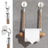 DEKAZIA® Toilettenpapierhalter Seil | Mango Holz | Produktbild-Vorschau 1