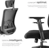 Fauteuil de bureau Phoibe ergonomique avec appuie-tête Voir les images du produit 3