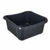 A dark gray plastic basin with handles, shown from a slightly elevated side angle against a white background. Anteprima dell’immagine prodotto