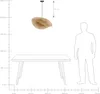 BELIANI Lampa wisząca jasna natrualna bambusowa klosz Podgląd zdjęcia produktu 8