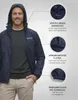 PAULGOS Herren Regenjacke Outdoor Funktionsjacke Gr. S-7XL Produktbild-Vorschau 4