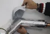 Hands installing insulation on pipes. Produktbild-Vorschau