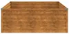 vidaXL Lit surélevé 100x100x36 cm acier corten Voir les images du produit 3