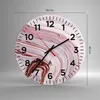 Wanduhr - Rund - Glasuhr - Abstraktion modern - 40x40cm - Produktbild-Vorschau 3