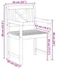 vidaXL Tuinstoelen, 2 stuks, naturel, massief acaciahout Productafbeelding-voorbeeld 8