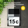 MeLiTec Solar-Hausnummer SH08, moderne LED-beleuchtete Produktbild-Vorschau 7