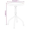 Tavolo da giardino Ø50x71 cm in acciaio antracite Anteprima dell’immagine prodotto 5