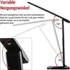 LED Schreibtischlampe CHASE, schwarz Voir les images du produit
