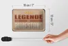 Blechschild Retro 18x12cm Legende im Ruhestand Schild Produktbild-Vorschau 5