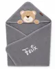 BotoBaby® Baby Kapuzentuch mit Namen – 100% Baumwolle – 75 Produktbild-Vorschau 1