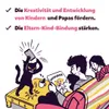 A family is reading a book together, with a cat looking angry at a phone. Produktbild-Vorschau