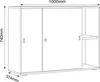 VCM Büroschrank mit 2 Fächern | moderner Aktenschrank mit Produktbild-Vorschau 5