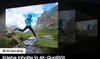 A person running in a scenic mountain landscape, with multiple smaller images of the same scene displayed in a 3D perspective, suggesting upscaling or enhanced quality. Voir les images du produit