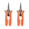 2x Feinschnitt Edelstahl Gartenschere 16 cm Blumen Pflanzen Produktbild-Vorschau 1