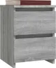 vidaXL Comodino grigio Sonoma 30×30×40 cm Materiale ligneo Anteprima dell’immagine prodotto 9