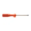 A flathead screwdriver with an orange handle and a metal shaft, isolated on a white background. Produktbild-Vorschau