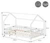 ML-Design Kinderbett 120x200cm mit Matratze Rausfallschutz Produktbild-Vorschau 10