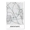 MuchoWow® Mauspad Mousepad Deutschland - Stadtplan - Produktbild-Vorschau 1