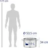 Royal Catering Indukční vařič - 59 litrů - Ø 50 cm - - Náhled obrázku produktu 5