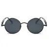 Männer Frauen Retro Vintage Brille Steampunk Runde Metall Produktbild-Vorschau 5