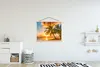 MuchoWow® Textilposter Sonnenuntergang - Palme - Wolken - Produktbild-Vorschau 2