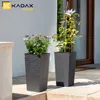 KADAX sada ratanových kvetináčov "Pesaro", plastový Náhľad obrázku produktu 10