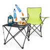 BigDean 2 Stück Campingstuhl mit Campingtisch faltbar – Produktbild-Vorschau 4