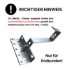 DACHHAKEN 140mm 3-fach Verstellbar PV Halterung Produktbild-Vorschau 2