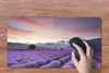 MuchoWow® Mauspad Mousepad Sonnenuntergang über Lavendel Produktbild-Vorschau 3