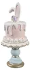 Clayre & Eef Dekorationsfigur Kuchen Ø 9x19 cm Rosa Produktbild-Vorschau 2
