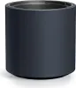 A dark gray cylindrical planter is shown against a white background. Anteprima dell’immagine prodotto