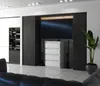 STIV Möbel | Schlafzimmer Set Weiß Matt | Kleiderschrank Produktbild-Vorschau 11