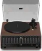 A turntable with a clear lid, placed on a white background. Anteprima dell’immagine prodotto