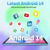 Tablette PRITOM, écran de 10,1 pouces, Android 14, 32 Go de Voir les images du produit 3