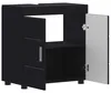 vidaXL Set di mobili da bagno TULUM Black 60 x 34 x 63 cm Anteprima dell’immagine prodotto 5
