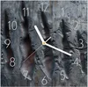 Wanduhr aus Glas mit Motiv Strukturiertes Muster- 30 x 30 Produktbild-Vorschau 1