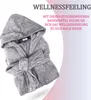 Damen Bademantel Grau XL – flauschig, extra lang, Produktbild-Vorschau 8