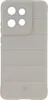 A light gray phone case with a camera cutout and horizontal lines on the back. Produktbild-Vorschau