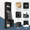 MODFU: mobile da bagno alto con tre cassetti e doppio Anteprima dell’immagine prodotto 4