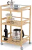 DomoPak Living Scaffale da bagno in bambù grande con 3 Anteprima dell’immagine prodotto 2