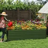 JOIEYOU 240x120x58cm Metall Blumenkübel für Hochbeete, Produktbild-Vorschau 3